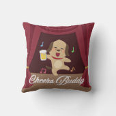 Cheers Buddy – Party Pup クッション (裏面)