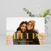 Cheers Filigree Photo 箔シーズンカード (立ち正面)