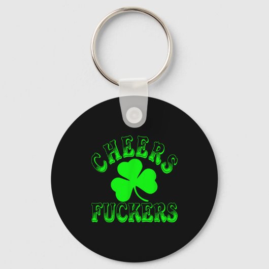 Cheers Forers Irish St Patricks Day Shamrock Tee  キーホルダー (正面)