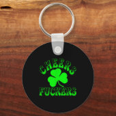 Cheers Forers Irish St Patricks Day Shamrock Tee  キーホルダー (正面)
