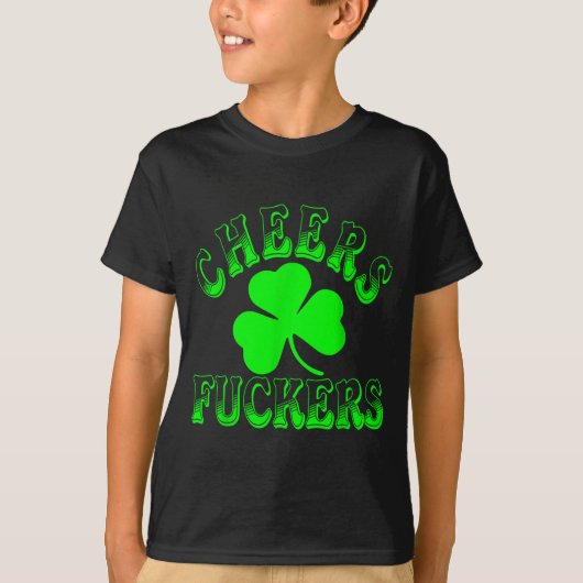 Cheers Forers Irish St Patricks Day Shamrock Tee  Tシャツ (正面)