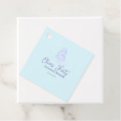 Cheers forty happy birthday cake blue purple name  フェイバータグ (インサイチュ)