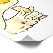 Cheers Happy New Year 2026 Goose With Champagne Di ポスター (角)