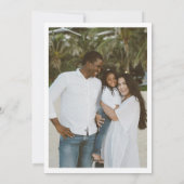 Cheers Happy New Year Modern Chic Family 2 Photo シーズンカード (裏面)