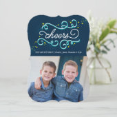 Cheers Holiday Photo Card Christmas Card シーズンカード (スタンド正面)