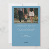 CHEERS New Year Denim Blue Multi Photo シーズンカード (裏面)