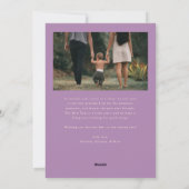 CHEERS New Year Lilac Photo Grid シーズンカード (裏面)