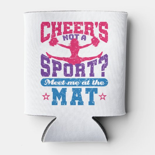 Cheer's Not a Sport Funny Cheerleading Cheerleader 缶クーラー (正面)