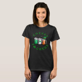 Cheers St. Patrick's Day Irish Drinking Green Sham Tシャツ (正面フル)