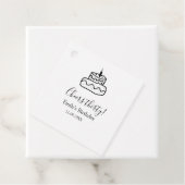 Cheers thirty birthday cake black scribble hand フェイバータグ (インサイチュ)