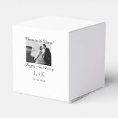 Cheers to 10 Years happy anniversary add photo dat フェイバーボックス (裏面サイド)