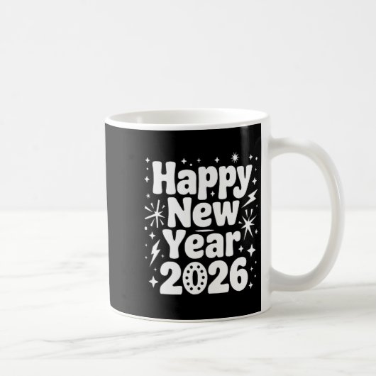 Cheers To 2026 Happy New Year Party コーヒーマグカップ (右)