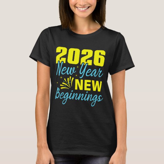 Cheers To 2026 Happy New Year Party New Beginning  Tシャツ (正面)