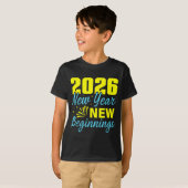 Cheers To 2026 Happy New Year Party New Beginning  Tシャツ (正面フル)
