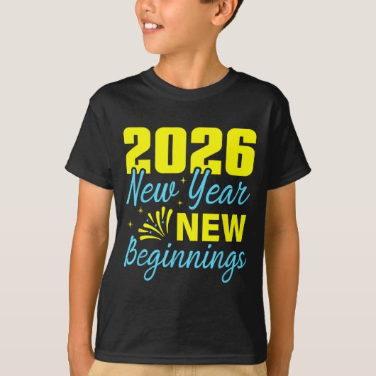 Cheers To 2026 Happy New Year Party New Beginning  Tシャツ (正面)