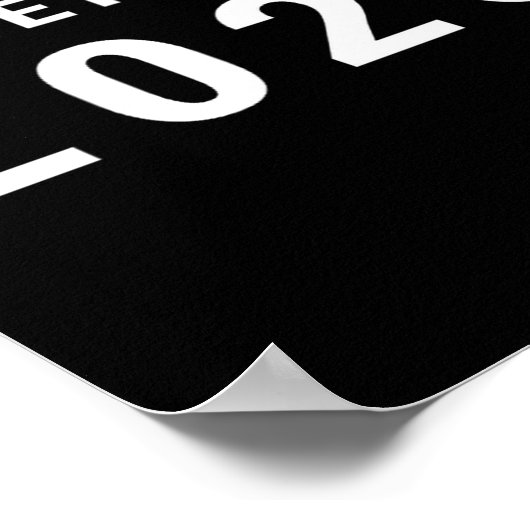 Cheers To 2026 Minimalist New Year ポスター (角)