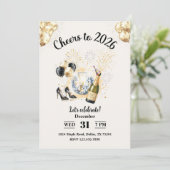 Cheers to 2026 New Year’s Eve Party 招待状 (スタンド正面)