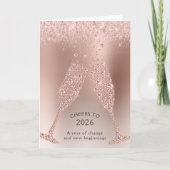 Cheers to 2026 Year of Change New Year シーズンカード (正面)