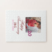 Cheers to 20 Years happy anniversary add photo dat ジグソーパズル (横)