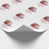 Cheers to 20 Years happy anniversary add photo dat ラッピングペーパー (角)