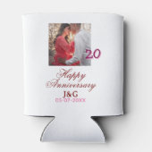 Cheers to 20 Years happy anniversary add photo dat 缶クーラー (裏面)