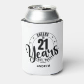 CHEERS TO 21 YEARS 缶クーラー (缶裏面)