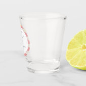 Cheers to 30 Palm Beach Tropical Stripe ショットグラス (右)