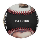 Cheers to 30 Years - 30th birthday Photo 野球ボール (裏面)