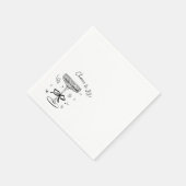 Cheers to 30 Years Cocktail Party スタンダードカクテルナプキン (角)