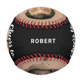 Cheers to 50 Years - 50th birthday Photo 野球ボール (裏面)