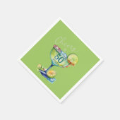 Cheers to 50 Years Milestone Birthday スタンダードカクテルナプキン (角)