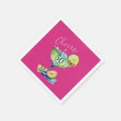 Cheers to 50 Years Milestone Birthday  スタンダードカクテルナプキン (角)