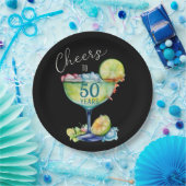 Cheers to 50 Years Milestone Birthday  ペーパープレート (パーティー)