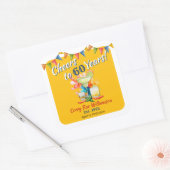 Cheers to 60 Years - Aged to Perfection - Fiesta スクエアシール (封筒)