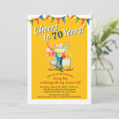 Cheers to 70 Years Modern Fiesta 70th Birthday  招待状 (スタンド正面)