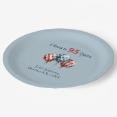 Cheers to 95 Years Birthday Party  ペーパープレート (アングル)