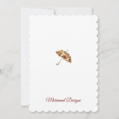 Cheers to a Beautiful Autumn | Personalized Flat カード (裏面)