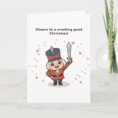 Cheers to a Cracking Good Christmas Cute Puchi  カード (正面)