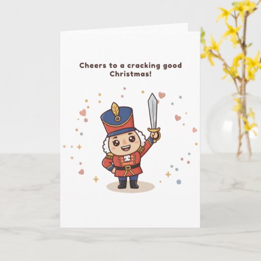 Cheers to a Cracking Good Christmas Cute Puchi  カード (黄色い花)