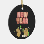 Cheers to a Fresh Start! セラミックオーナメント (右)