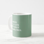 Cheers To A Life Without Deadlines Retirement Mug コーヒーマグカップ (正面左)