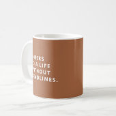 Cheers To A Life Without Deadlines Retirement Mug コーヒーマグカップ (正面左)