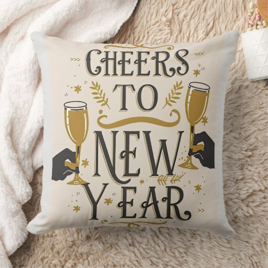 Cheers to a new year クッション (ブランケット)