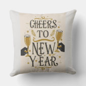 Cheers to a new year クッション (裏面)