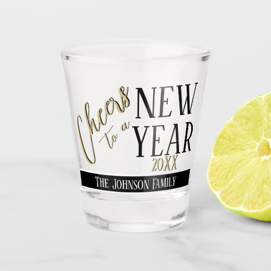 Cheers To A New Year - Customize (Any Event) ショットグラス (正面)