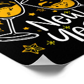 Cheers To A New Year Eve Party Countdown Happy New ポスター (角)