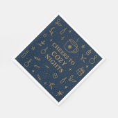 Cheers to Cozy Nights Paper Napkin スタンダードランチョンナプキン (角)