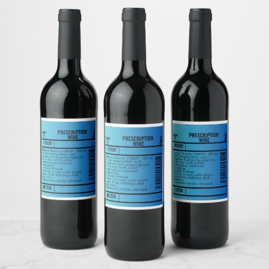 Cheers to Healing: Custom Wine Labels for Your Fav ワインラベル (ボトル)