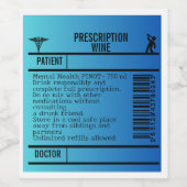 Cheers to Healing: Custom Wine Labels for Your Fav ワインラベル (シングルラベル)