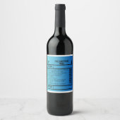 Cheers to Healing: Custom Wine Labels for Your Fav ワインラベル (正面)